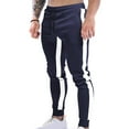 thumbnail image 6 of qolati Mens Joggers Sweatpants with Zipper Pockets Basic Slim Fit Workout Athletic Track Pants Casual Elastic Waistband Running Gym Training Trousers, 6 of 6