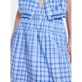 thumbnail image 4 of Free Assembly Women's and Women's Plus Embroidered Cotton Maxi Skirt with Smocked Waist, Sizes XS-4X, 4 of 6