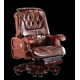 thumbnail image 2 of Computer chair home boss chair leather business reclining massage executive chair solid wood swivel chair lift office seat My Lux Decor Round, 2 of 14