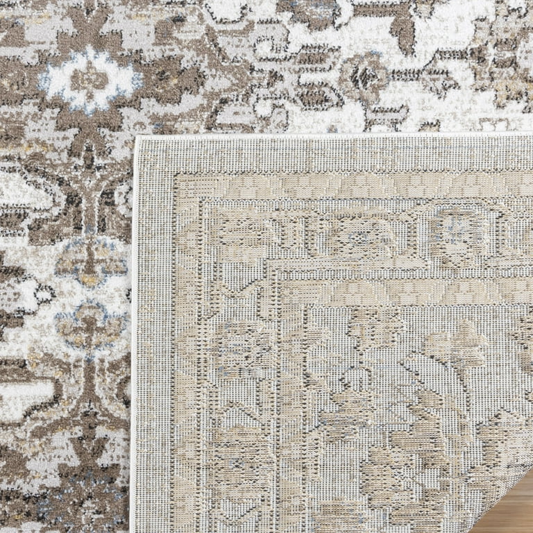 Gertmenian Alor Arcadia Traditional Oriental Ivory Indoor Area Rug