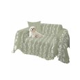 thumbnail image 2 of Sage Green Spring Leaves Couch Cover for Dogs, Pastoral Botanical Striped Flowers Washable Sofa Covers Slipcover for Pets Dogs Futon Cover, Couch Recliner Covers, Oversized Chair Slipcover 71"x91", 2 of 9