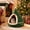 Green-A, variant on Christmas Tree Cat Bed with Bow - Winter Warm House for Cats, Soft Enclosed Sleeping House with Removable Cushion Non-Slip Base
