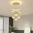 thumbnail image 6 of Creative Living Room Ceiling Light - Modern LED Chandelier, Stylish Decor for Home, Adds Elegant Ambience, 15.7*39.3in, Gold, 6 of 7