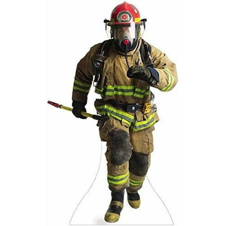 H85002 Fire Fighter Cardboard Cutout Standup