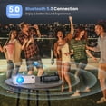 thumbnail image 3 of FANGOR WiFi Bluetooth Projector, Portable Movie projector Native 1080P for Home &Outdoor, Full HD Video Projector Compatible with Phone/Laptop/PC/ TV Stick/USB/SD card (Tripod included), 3 of 9