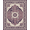 Purple, Pattern 18, variant on ODIKA 8'x10' Washable Area Rug Distressed Scroll Border Pink Mauve Boho Purple Vintage Plum Playful Expressive for Living Room, Under Sectional, Family , Durable, Non-Slip