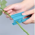 thumbnail image 4 of Alicates removedores de espinas de rosa | Herramienta de jardinería de acero inoxidable para floristas | Dispositivo de punción asistida por resorte para el desbarbado de tallos de rosa | 14x4x2.5cm, 4 of 8