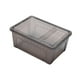 thumbnail image 5 of Caja de alimentación para reptiles, hábitat para animales, jaula, terrario, tanque de cría, transporte de tortugas Negro, 5 of 9