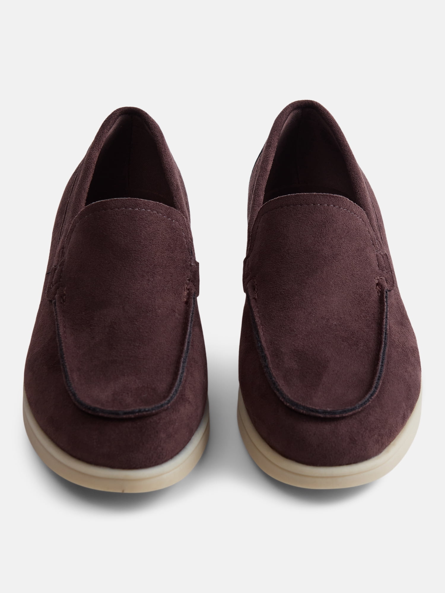 Wonder Nation Little and Big Boys Faux Suede Loafer Shoes