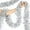 Silver, variant on 50 Feet Christmas Tinsel Garland Metallic Twist Shiny Garland for Xmas Christmas Tree Decorations,Holiday Home Party Supplies Indoor Outdoor Decor
