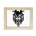 thumbnail image 1 of Pirate Skeleton decoration patron Escritorio de madera Arte Pintura 6x8 pulgadas marco de foto foto, 1 of 4