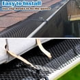 thumbnail image 3 of Paquete de 4 Rollos Protectora para Canalones Protectores Hojas 20 Pies con 40 Clip,DIY Cubiertas Canaletas Lluvia Que Previenen las, 3 of 5