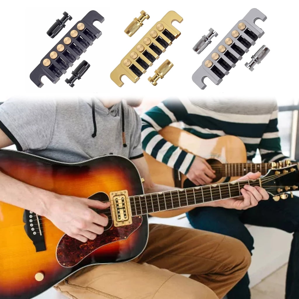 WINDLAND Bridge Tailpiece Guitar Stop Bar Tailpiece Electric Guitar Replacement Parts