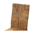 thumbnail image 6 of Baxton Studio Laymi Modern Bohemian Dark Brown Mahogany Wood and Banana Fiber Dining Chair, 6 of 7