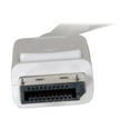 thumbnail image 4 of 10FT MINI DISPLAYPORT&TRADE; TO DISPLAYPORT&TRADE; ADAPTER CABLE 4K 30HZ - WHITE, 4 of 4
