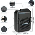 thumbnail image 2 of Ventilador personal ZHCH clip cintura portátil recargable USB 6000mah, 2 of 5