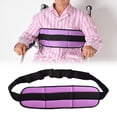 thumbnail image 3 of Cinturón de seguridad para silla de ruedas Arnés de silla de ruedas ajustable, cómodo y transpirable con Morado claro jinwen Cinturón de seguridad para silla de ruedas, 3 of 8