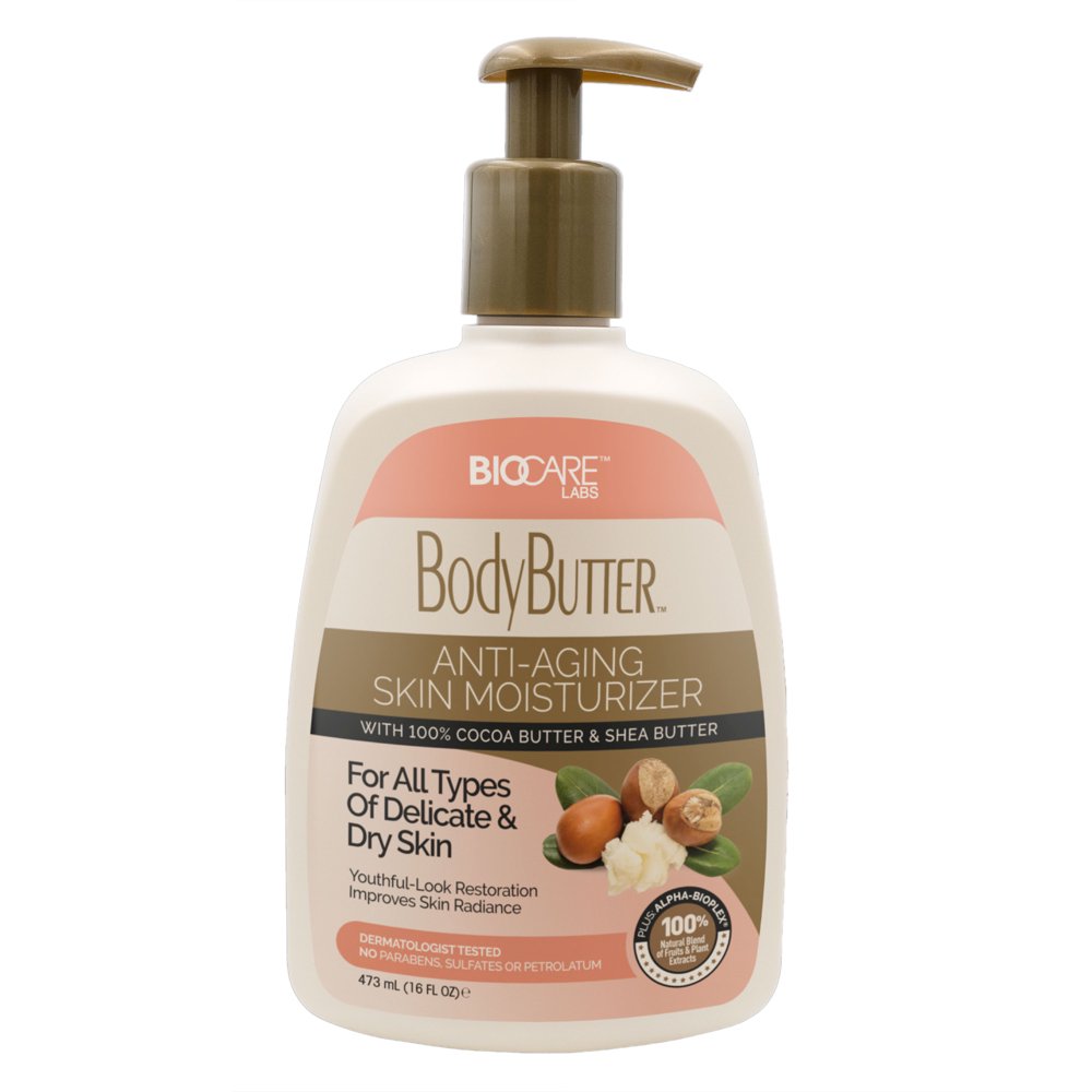 Biocare Body Butter AntiAging Skin Moisturizer with Cocoa Butter