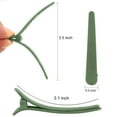 thumbnail image 2 of 24 PCS Green Hair Clips for Styling Sectioning, 3.1 Inch Matte Alligator Hair Clips Hair Barrettes No Crease Duck Billed Hair Clip, Hair Styling Accessories for Women Girls, 2 of 5