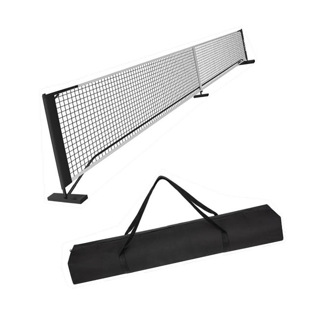 Guardoinrt Ensemble de Filet de Pickleball Portable 22 Pieds Cadre de Taille pour Allée en Fer Noir
