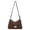 Coffee, variant on Women Large Capacity Shoulder Bag With Zipper Closure Polka Dot Crossbody Purse Adjustable Strap Shoulder Messenger Bag For Travel Shopping Work Daily Use (Coffee)