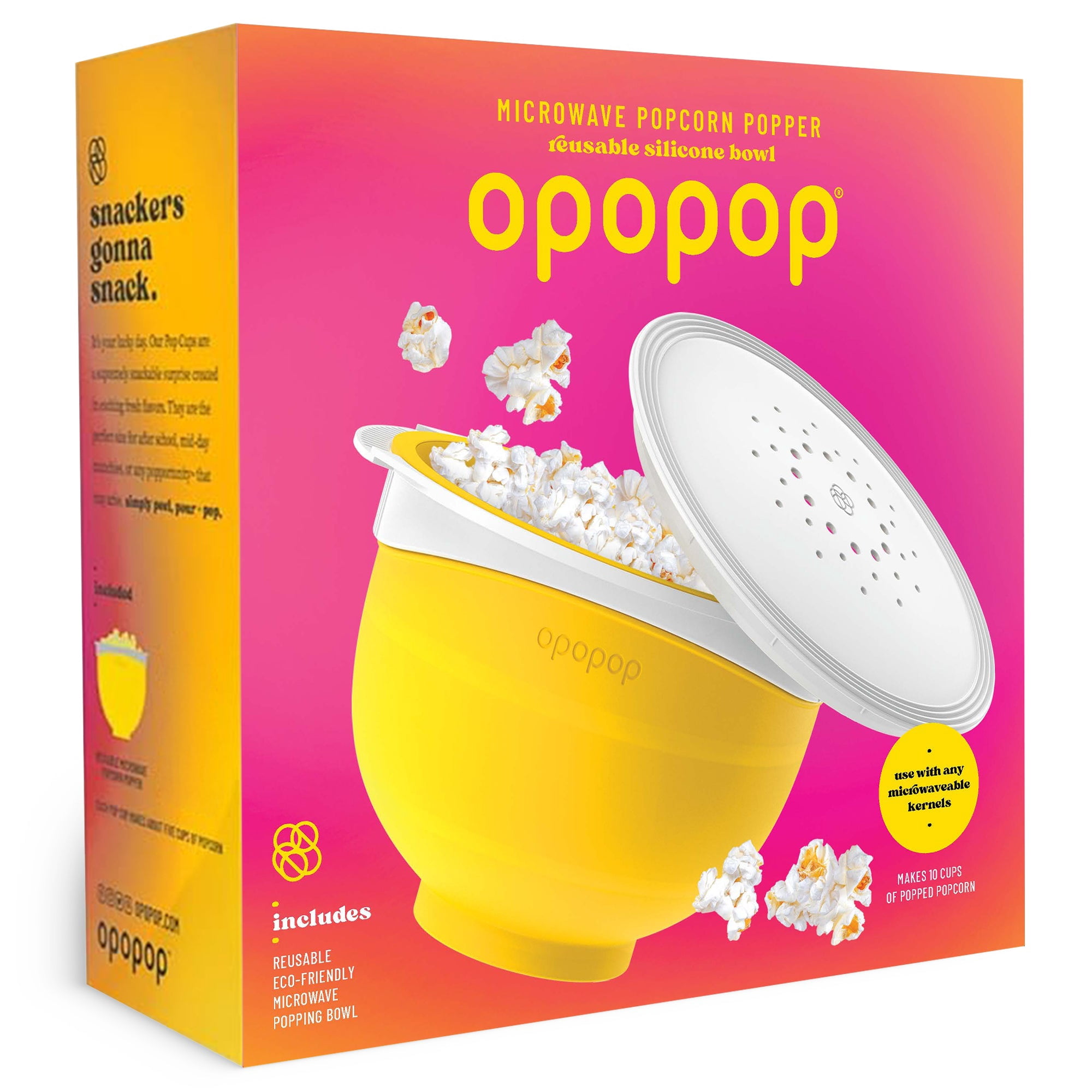 (7 pack) Opopop Microwave Popcorn Popper
