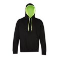 thumbnail image 1 of AWDis - Sudadera con capucha Superluminosa Modelo Superbright Hombre/Caballero - Gym/Correr (Negro Jet/ Verde Eléctrico), 1 of 3