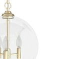 thumbnail image 4 of Hunter - High Oaks 3-light Alturas Gold, Medium Size Pendant Light, Dimmable, Formal Style, Globe Shaped, for Bedrooms, Dining, Living Rooms - 19557, 4 of 7