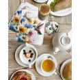 thumbnail image 4 of Hummingbird Kitchen Dish Towels for Drying Dishes Set of 3, Spring Farmhouse Oil Painting Sunflowers Waffle Weave Microfiber Hand Tea Bathroom Towels Quick Dry & Absorbent Towel 15.7x23.6, 4 of 7