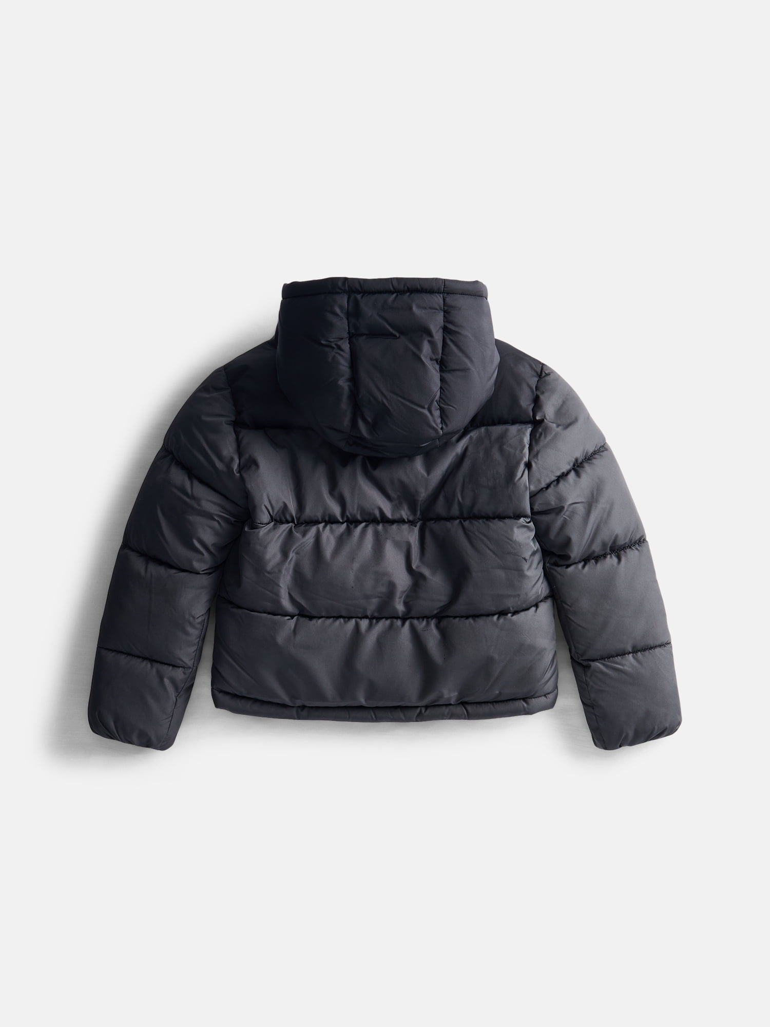 Wonder Nation Boys' Quilted Puffer Jacket with Hood, Sizes 4-18 & Husky