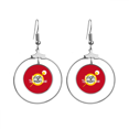 thumbnail image 1 of Children Pure Happiness Hope Earrings Dangle Hoop Jewelry Drop Circle, 1 of 3