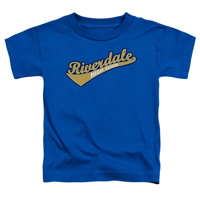 Archie Comics T-Shirt pour Tout-Petits Garçons de l'École Secondaire Riverdale (Bleu Royal, 2T)