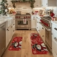 thumbnail image 4 of Hometravel Christmas Kitchen Rugs Set, Non-Slip Floor Mats with Holiday Design, Festive Kitchen Decor Mat Pair for Entryway, Home Decor, Seasonal Display, 4 of 6