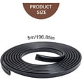 thumbnail image 2 of YISITIAN Rubber Edge Trim U Channel, Car Door Edge Guards, Self Adhesive Sheet Metal Edge Guard Protector, EPDM Seal Strip for Most Car Doors, Steel Plates, Glass, Hatches, Table CJ919-12606, 2 of 7