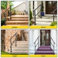 thumbnail image 3 of VEVOR 2-3 Steps Outdoor Handrail Range from 0 to 50°, 165 LBS Load Handrail Outdoor Stairs Aluminum Stair Handrail 36"x 35" Outdoor Stair Railing, 3 of 10