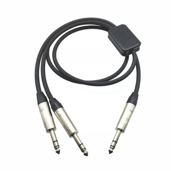 PRO Series Y Cable - TRS Male to Dual TRS Male