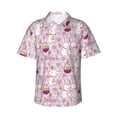 thumbnail image 1 of Fotbe Easter Rabbit Camisa Hawaiana para Hombre Unisex – Camisa Casual de Verano con Botones de Manga Corta de Algodón y Lino,Small, 1 of 7