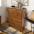 thumbnail image 2 of Walker Edison Meubles BR3DSLDRCA 3 Tiroir Milieu du Siècle Commode en Bois Moderne&44; Caramel, 2 of 2