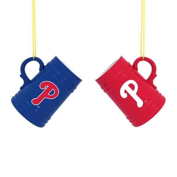 Philadelphia Phillies Two-Pack 3" Mini Stein Ornament Set