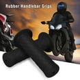 thumbnail image 1 of Universal Vintage Soft Rubber Handle Bar Hand Grips For Motorcycle Dirt Bike, 1 of 7