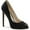 Blk Leather, variant on Women's Pleaser Sexy 42 Peep Toe Pump