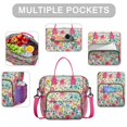 thumbnail image 2 of Pioneer Flower Floral Print Pattern Womens Lunch Box for Work,Insulated Large Lunch Bag for Tween and Teen,Loncheras Para Mujer,Leakproof Adult Lunch Bag for Work,Beach,Travel,Picnic,Camping, 2 of 7