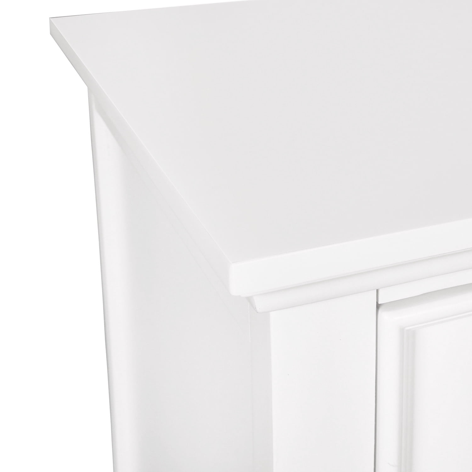 New Classic Furniture Nightstand with 2 Drawers, White