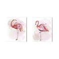 thumbnail image 2 of Metaverse Fab Funky 'Fluffy Flamingo' Canvas Art (Set of 2), 2 of 4