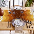 thumbnail image 3 of Table Runner 13x120inch Gradient Abstract Country Farmhouse Waterproof Table Cloth Holiday Kitchen Dining Table Decorations for Indoor Outdoor Home Party Coffee, 3 of 8