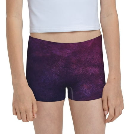 Pofeuu Black Dark Blue Purple Print Soft Cotton Girls Boyshort panties Toddler Underwear-XX-Small