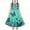 Green, variant on snilers Girls Summer Sundress Butterfly Print Sleeveless Swing A Line Dresses Beach Vacation Pleated Midi Dresses for Kids 4-14 Years