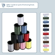 Hello Hobby Assorted Color Sew and Repair Travel Kit, 140 Pieces