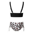thumbnail image 7 of Gaecuw Two Piece Set for Women Bikini Beach Swimwear for Women Sleeveless Swimwear Top High Waisted Bikini Briefs Swim Bottom Slip On Closure Swimsuits Leopard Print Bathing Suits Beachwear, 7 of 7