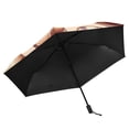 thumbnail image 5 of ALAZA Retro Baseballs UPF 50+ Compact Folding Umbrella for Rain Travel Umbrella Packable, 5 of 8